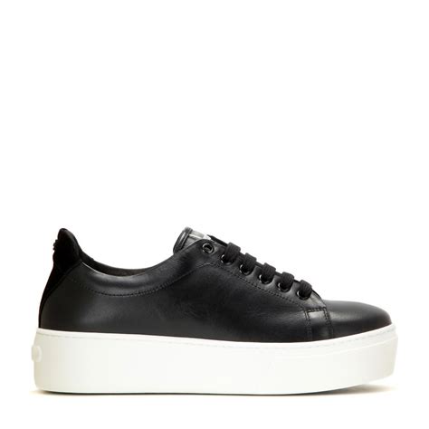 platform black and white sneakers|black leather platform sneakers women.